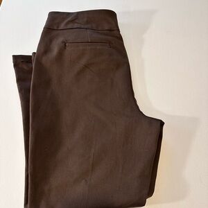 Croft & Barrow Women's Brown Boot Cut Pants
